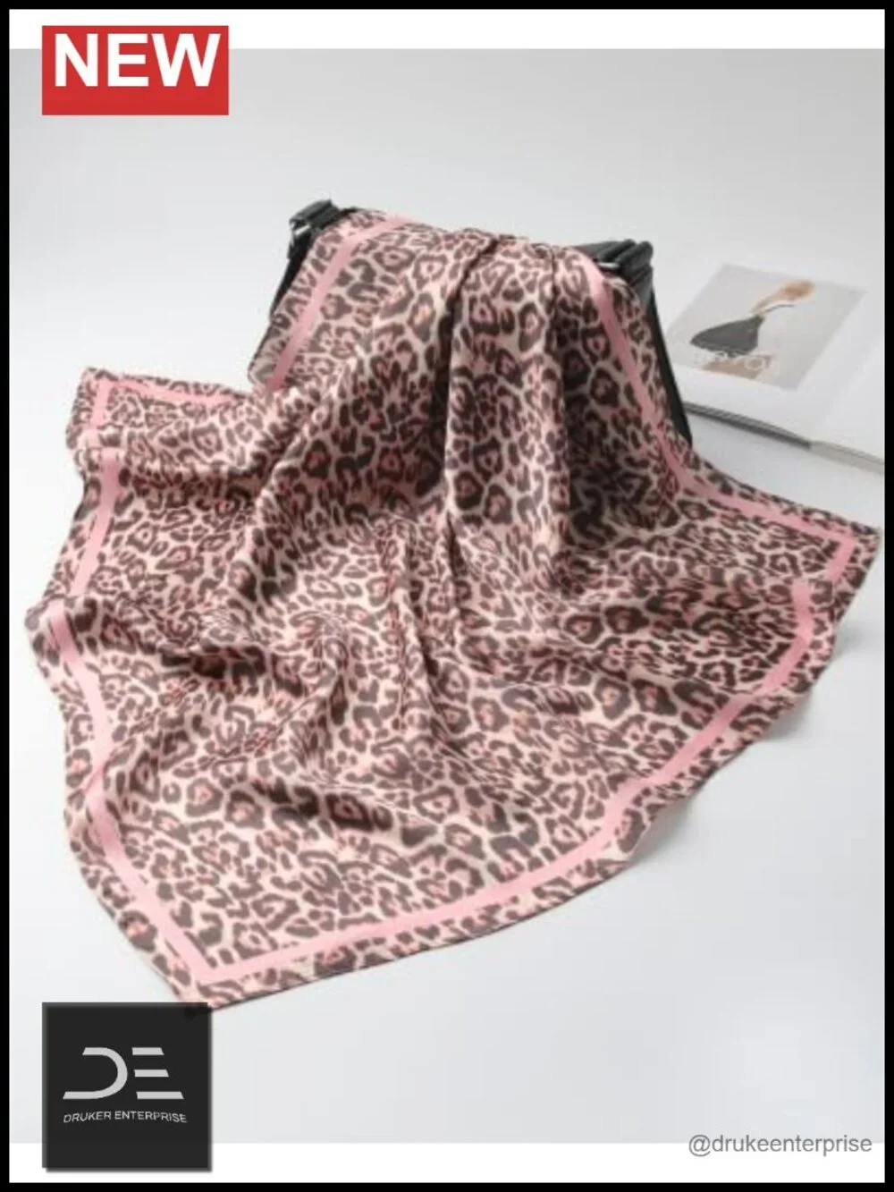 Satin Hair Scarf for Women Square Head Scarf Neck Kerchief Bandana